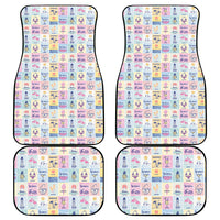 Aloha Summer Posters Grunge Textures Car Mats