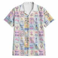 Aloha Summer Posters Grunge Textures Hawaiian Shirt