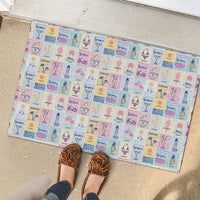 Aloha Summer Posters Grunge Textures Rubber Doormat