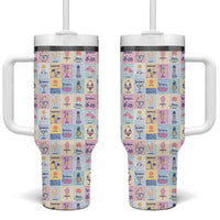 Aloha Summer Posters Grunge Textures Tumbler With Handle