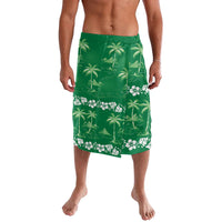 Green Hawaii Palm Tree Hibiscus Lavalava Fantasy Summer Vibe