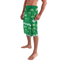 Green Hawaii Palm Tree Hibiscus Lavalava Fantasy Summer Vibe