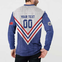 Custom Toa Samoa Rugby Button Sweatshirt 1992-1993 Special Edition - Polynesian Pride