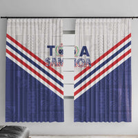 Toa Samoa Rugby Window Curtain 1992-1993 Special Edition - Polynesian Pride