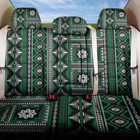 Fiji Masi Tapa Pattern Green Back Car Seat Cover - Polynesian Pride