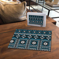 Fiji Masi Tapa Pattern Blue Puzzle - Polynesian Pride