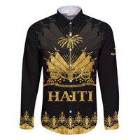 Haiti Neg Marron Gold Family Matching Mermaid Dress and Hawaiian Shirt Lespwa pa anyen san aksyon