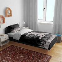 Haiti Neg Marron Silver Bedding Set Hope is Nothing Without Action