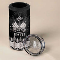 Haiti Neg Marron Silver 4 in 1 Can Cooler Tumbler Hope is Nothing Without Action