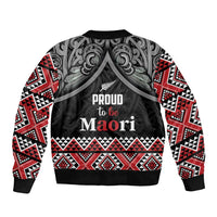 Aotearoa Toitu Te Tiriti Waitangi Bomber Jacket Proud To Be Maori