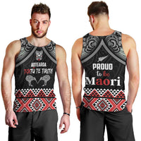 Aotearoa Toitu Te Tiriti Waitangi Men Tank Top Proud To Be Maori