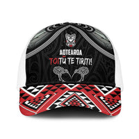 Aotearoa Toitu Te Tiriti Waitangi Mesh Trucker Cap Proud To Be Maori - Polynesian Pride