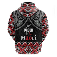 Aotearoa Toitu Te Tiriti Waitangi Zip Hoodie Proud To Be Maori LT01 - Polynesian Pride