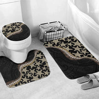 Beige Polynesian Starfish Unique Pattern Bathroom Set