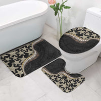 Beige Polynesian Starfish Unique Pattern Bathroom Set