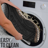 Beige Polynesian Starfish Unique Pattern Bathroom Set