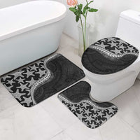 Monotone Polynesian Starfish Unique Pattern Bathroom Set