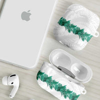 Hawaii Tropical Leaves AirPods Case Polynesian Pattern