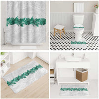 Hawaii Tropical Leaves Bathroom Set Polynesian Pattern
