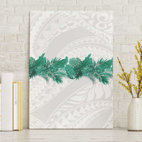 Hawaii Tropical Leaves Canvas Wall Art Polynesian Pattern