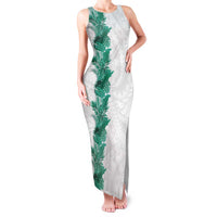Hawaii Tropical Leaves Family Matching Tank Maxi Dress and Hawaiian Shirt Polynesian Pattern