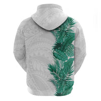 Hawaii Tropical Leaves Hoodie Polynesian Pattern