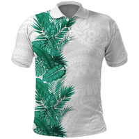 Hawaii Tropical Leaves Polo Shirt Polynesian Pattern