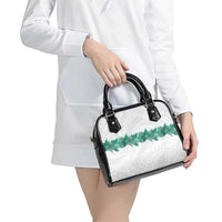 Hawaii Tropical Leaves Shoulder Handbag Polynesian Pattern