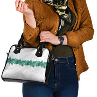 Hawaii Tropical Leaves Shoulder Handbag Polynesian Pattern