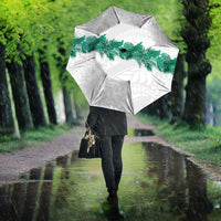 Hawaii Tropical Leaves Umbrella Polynesian Pattern