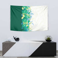 Hawaii Tropical Plant Omaomao Tapestry Vibrant Polynesian Pattern
