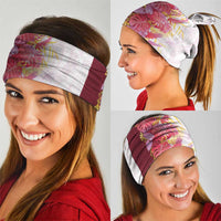 Hawaii Tropical Plant Akala Neck Gaiter Vibrant Polynesian Pattern