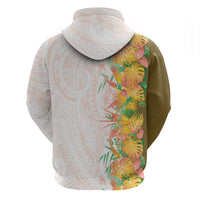 Hawaii Tropical Plant Lenalena Hoodie Vibrant Polynesian Pattern LT01 - Polynesian Pride