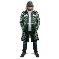Personalised Maori Ngati Maniapoto Cloak Silver Fern Kowhaiwhai Art