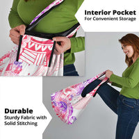 Kia Ora Maori New Zealand Pastel Grocery Bag Sun Ta Moko Sweet Version