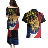 Personalized Lapulapu The First Filipino Hero Couples Matching Puletasi and Hawaiian Shirt Polynesian Pattern