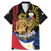 Personalized Lapulapu The First Filipino Hero Family Matching Mermaid Dress and Hawaiian Shirt Polynesian Pattern