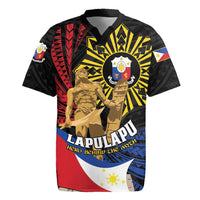 Personalized Lapulapu The First Filipino Hero Rugby Jersey Polynesian Pattern