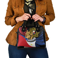 Lapulapu The First Filipino Hero Shoulder Handbag Polynesian Pattern LT01 - Polynesian Pride