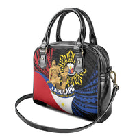 Lapulapu The First Filipino Hero Shoulder Handbag Polynesian Pattern LT01 - Polynesian Pride