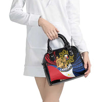 Lapulapu The First Filipino Hero Shoulder Handbag Polynesian Pattern LT01 - Polynesian Pride