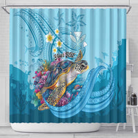 Personalized Hawaii Sea Turtle Shower Curtain Hawaii Map Ocean Vibes