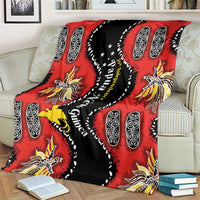 Papua New Guinea 50th Independence Blanket PNG Batik Pattern - Polynesian Pride