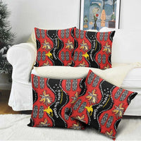 Papua New Guinea 50th Independence Pillow Cover PNG Batik Pattern - Polynesian Pride