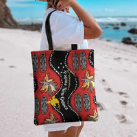 Papua New Guinea 50th Independence Tote Bag PNG Batik Pattern - Polynesian Pride