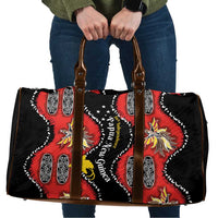 Papua New Guinea 50th Independence Travel Bag PNG Batik Pattern - Polynesian Pride