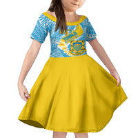 personalised-tuvalu-independence-day-family-matching-summer-maxi-dress-and-hawaiian-shirt-plumeria-45th-anniversary