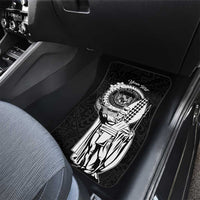 Personalized Hawaii King Kamehameha Car Mats Flag Polynesian Pattern