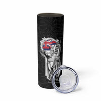 Personalized Hawaii King Kamehameha Skinny Tumbler Flag Polynesian Pattern