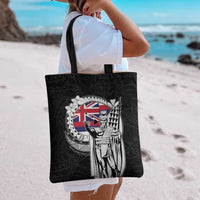 Hawaii King Kamehameha Tote Bag Flag Polynesian Pattern